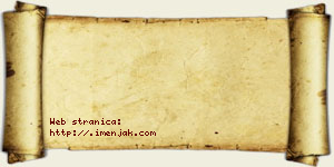 Hana Agatonović vizit kartica